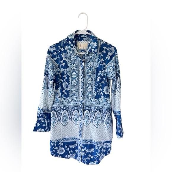 Anthropologie Santorini Button Front Shirtdress - Picture 5 of 9
